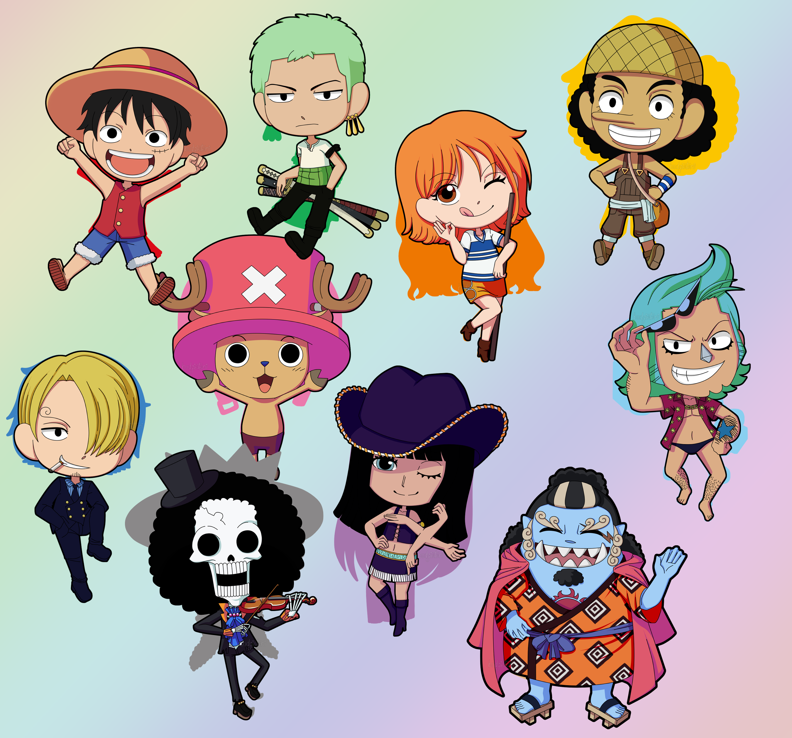 one piece fan art by budgieterii